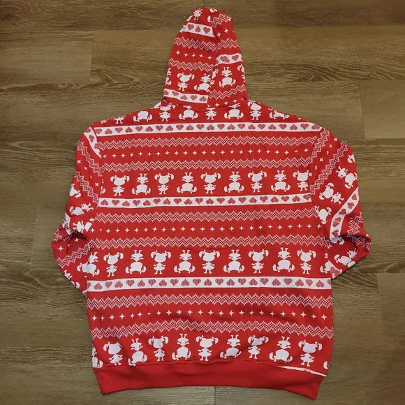 Nickelodeon Rugrats Angelica Pickles Christmas Hoodie Red Women’s Size XL New - Picture 2 of 4